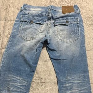 True Religion Men's Denim Blue Relaxed Jeans